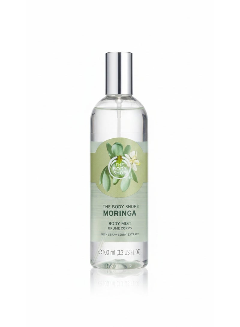 The Body Shop Moringa Body Mist, Ultra-Light Floral Fragrance, Vegan Formula, 100ml (3.3 US FL OZ) - Image 1